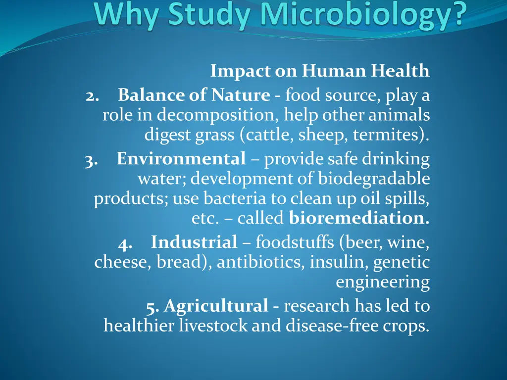 impact on human health balance of nature food