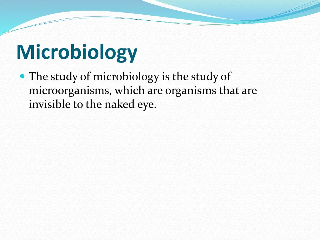 microbiology