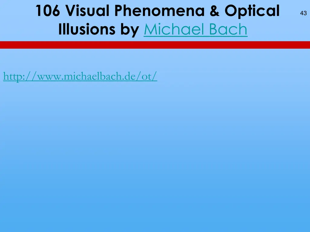 106 visual phenomena optical illusions by michael