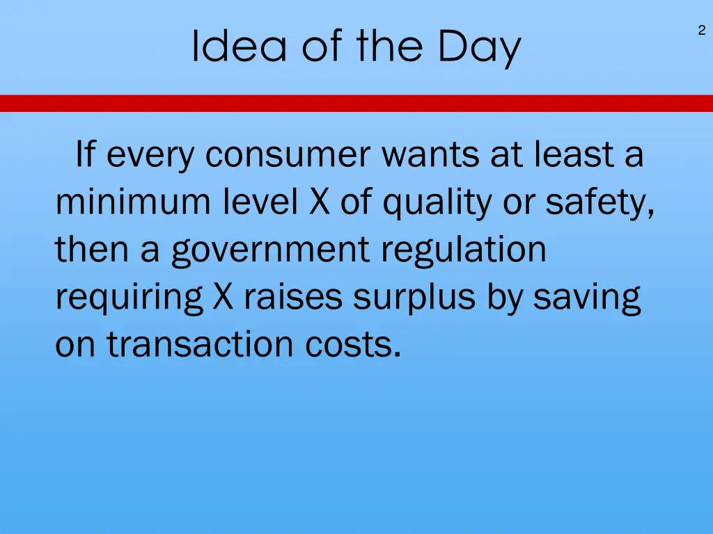 idea of the day
