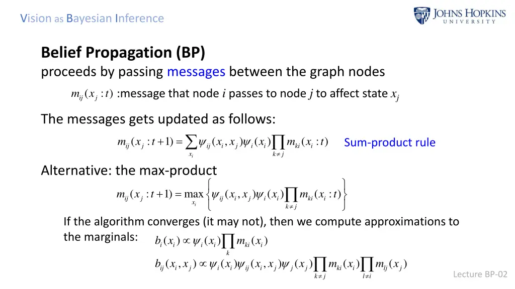 vision as bayesian inference 1