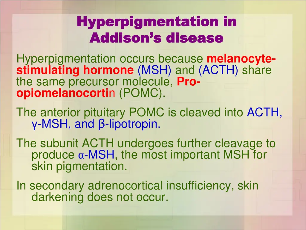hyperpigmentation hyperpigmentation in addison