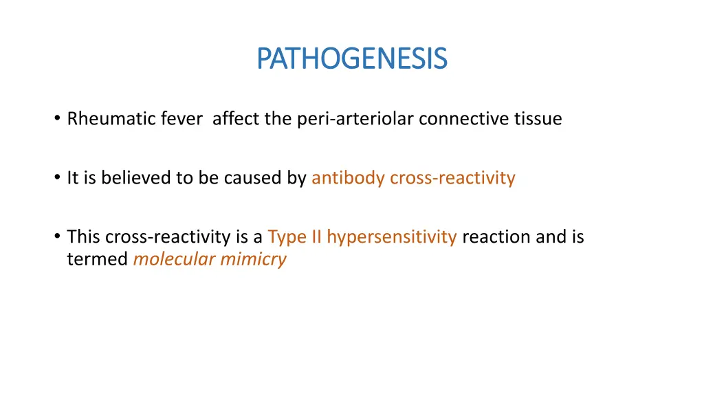 pathogenesis pathogenesis