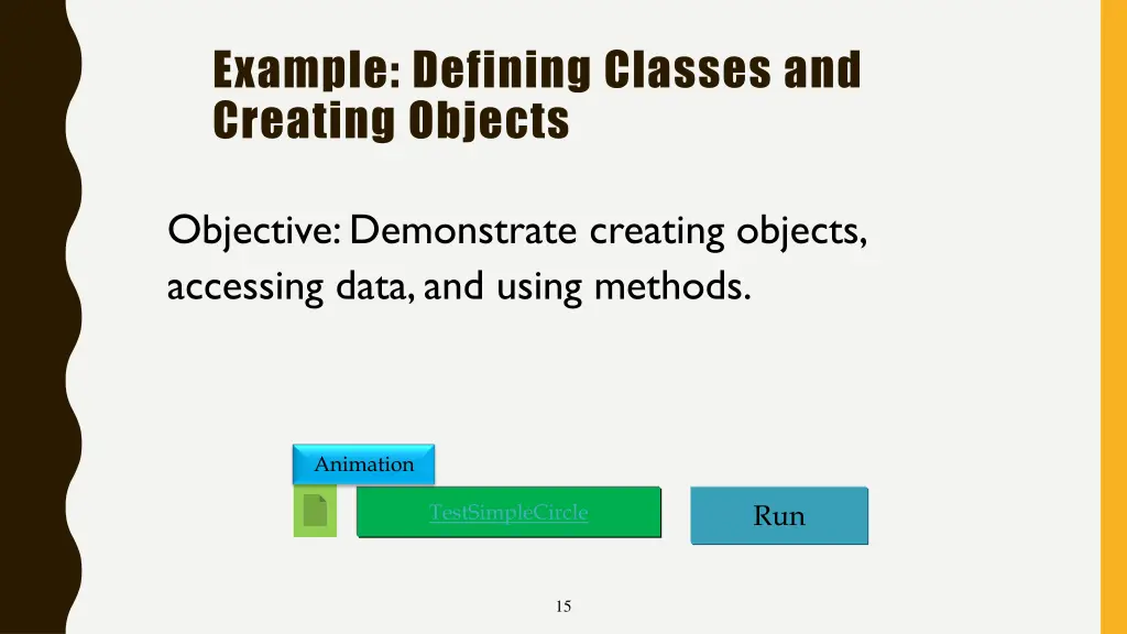 example defining classes and creating objects