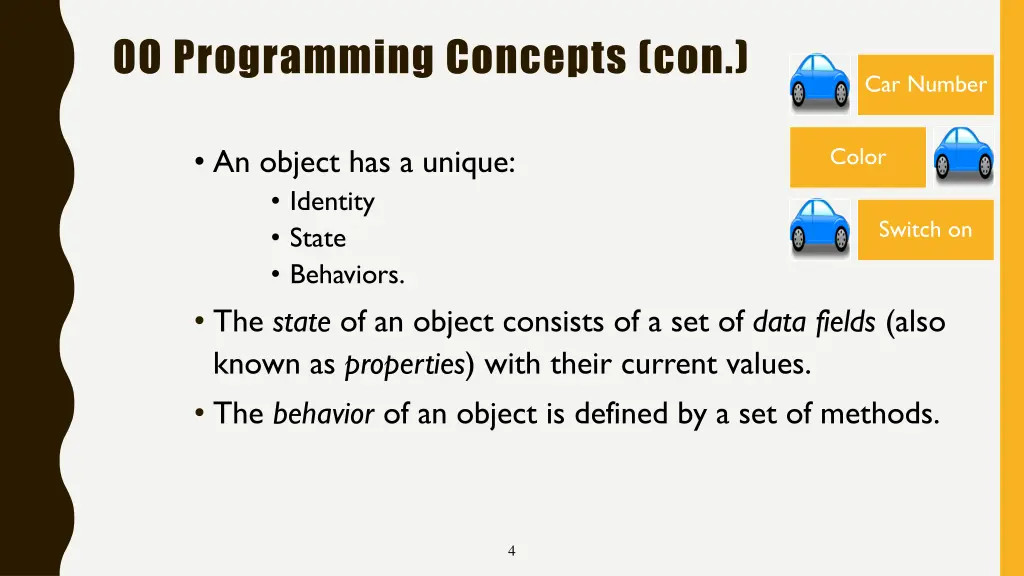 oo programming concepts con