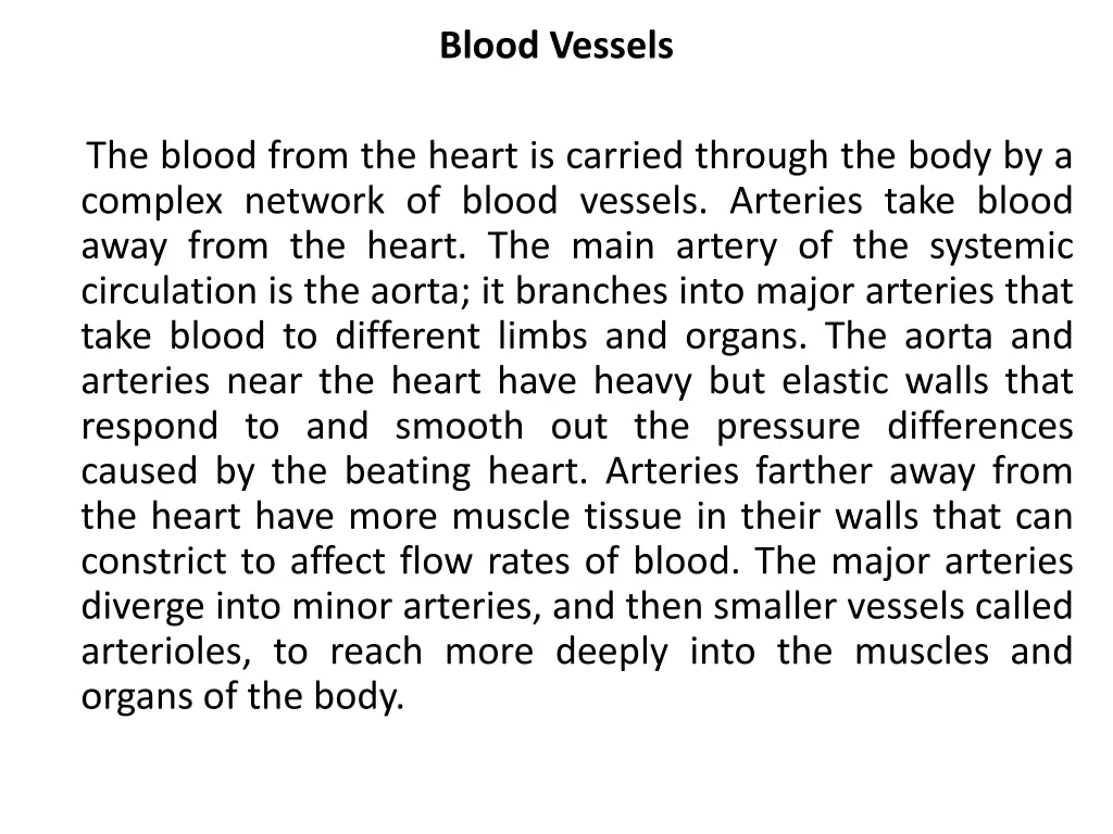 blood vessels