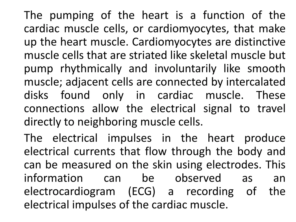 the pumping of the heart is a function