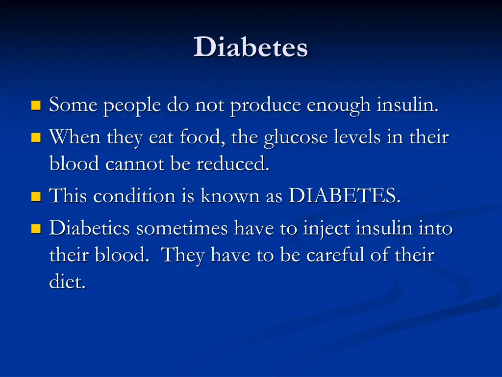 diabetes