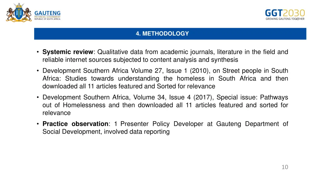 4 methodology