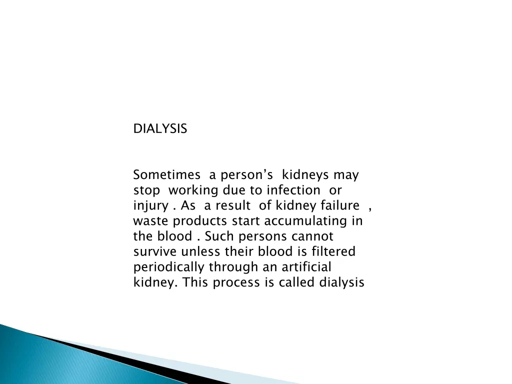 dialysis