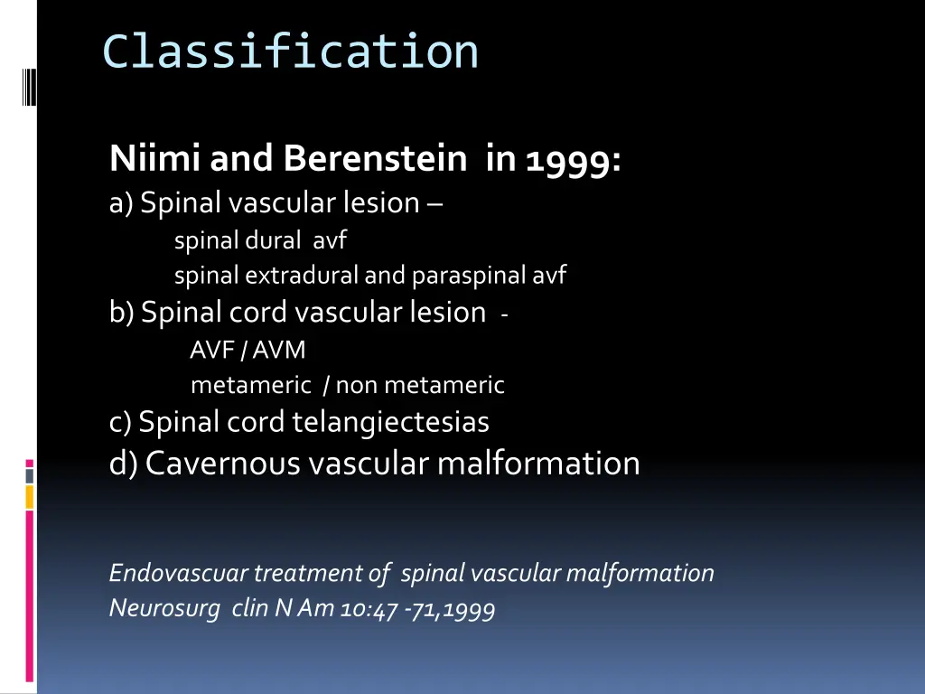 classification