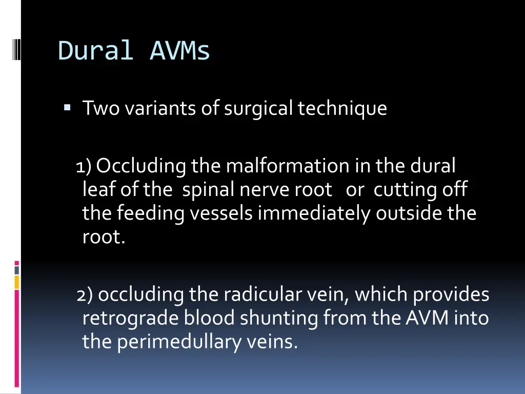 dural avms
