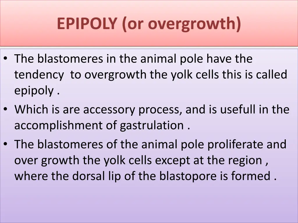 epipoly or overgrowth