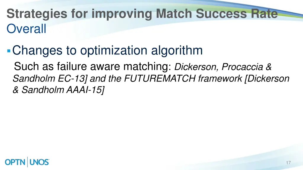 strategies for improving match success rate