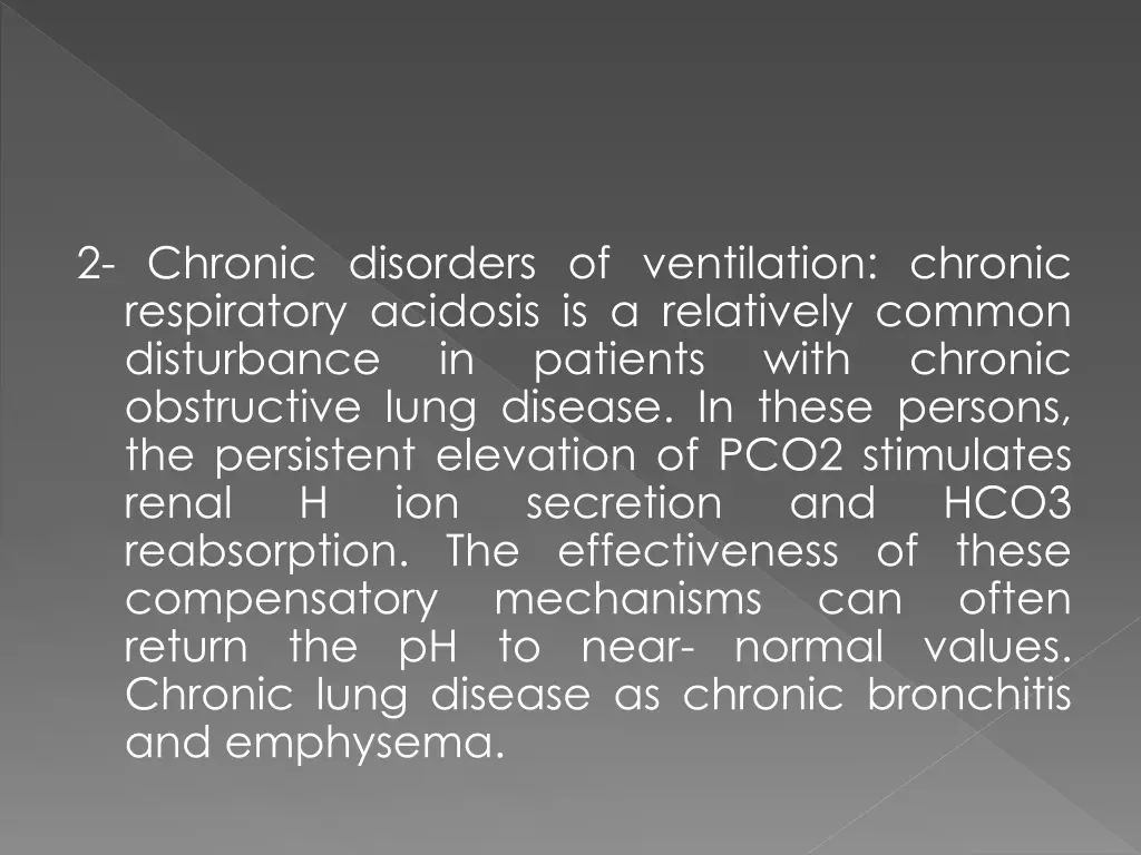 2 chronic disorders of ventilation chronic