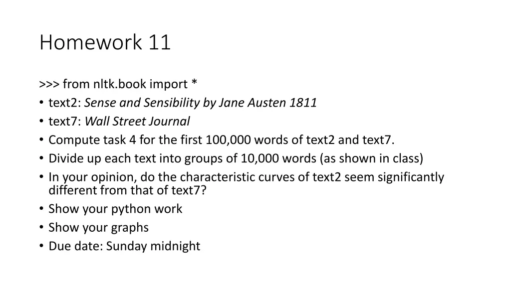 homework 11
