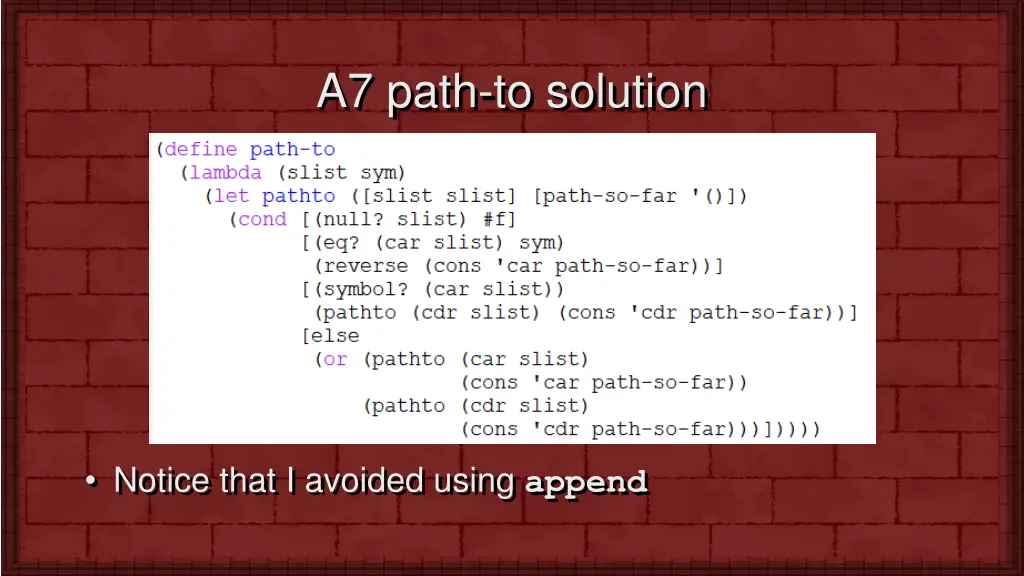 a7 path to solution