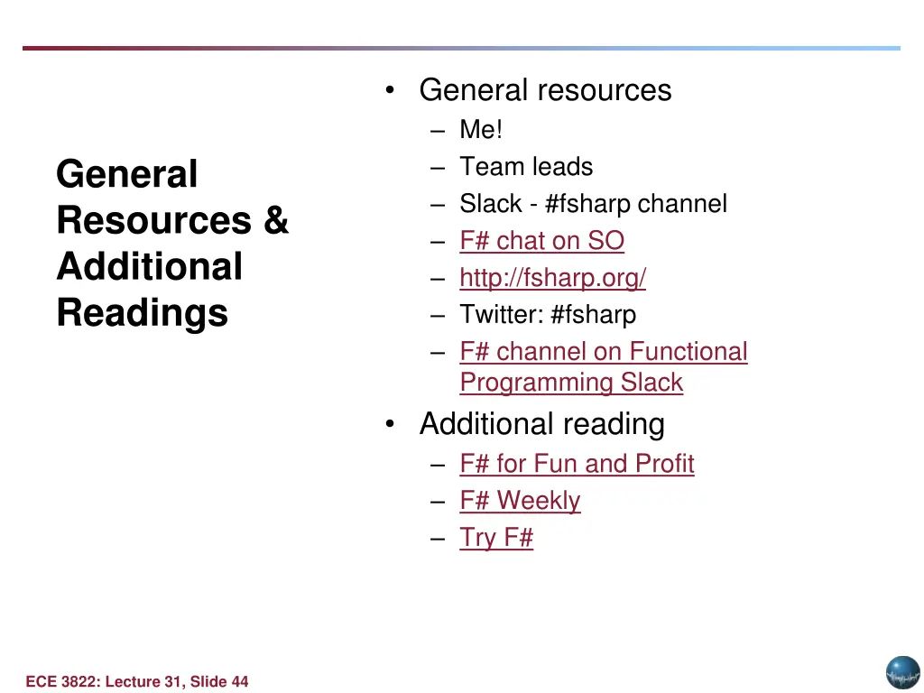general resources me team leads slack fsharp