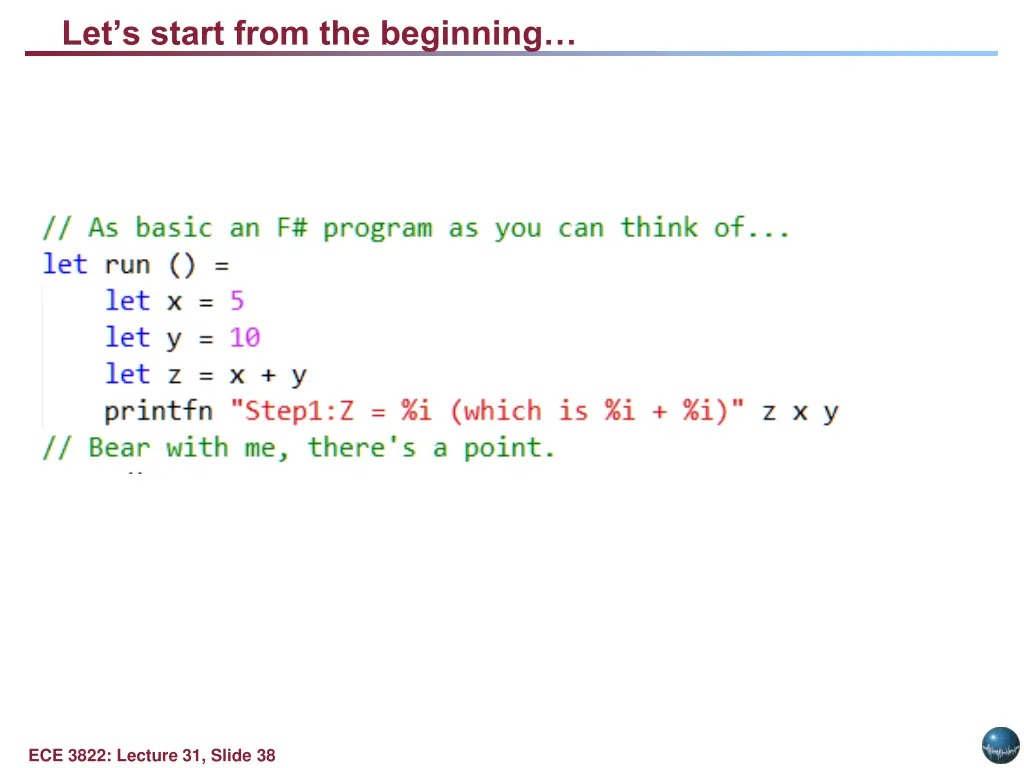 let s start from the beginning