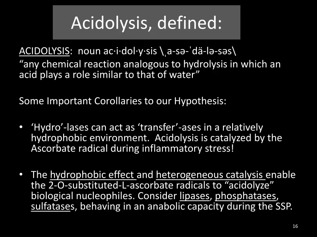 acidolysis defined