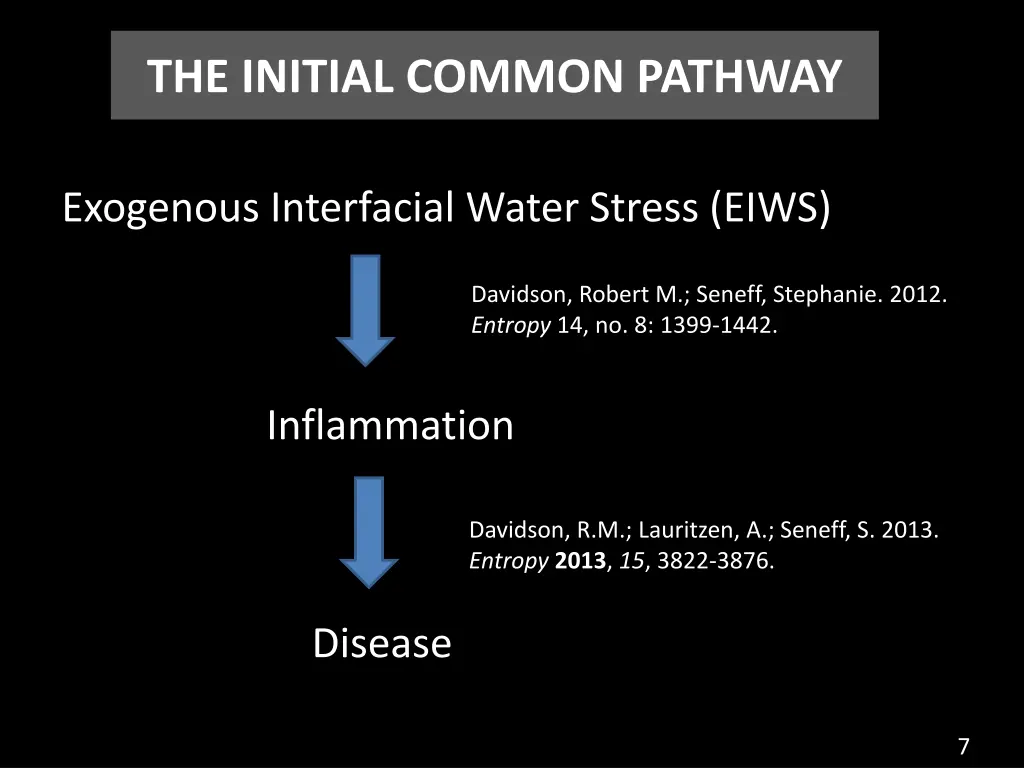 the initial common pathway