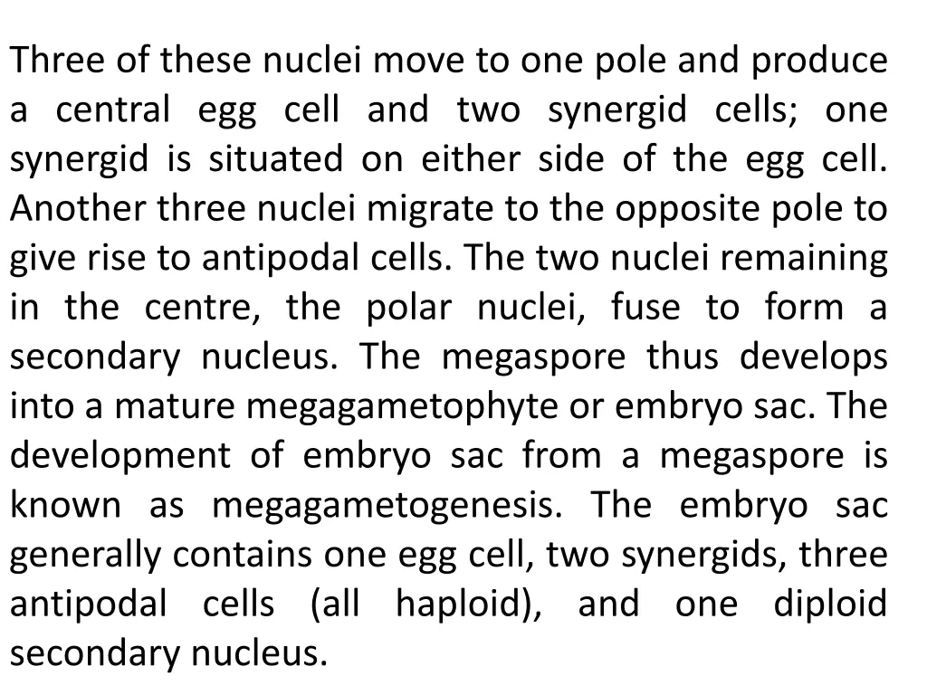 three of these nuclei move to one pole