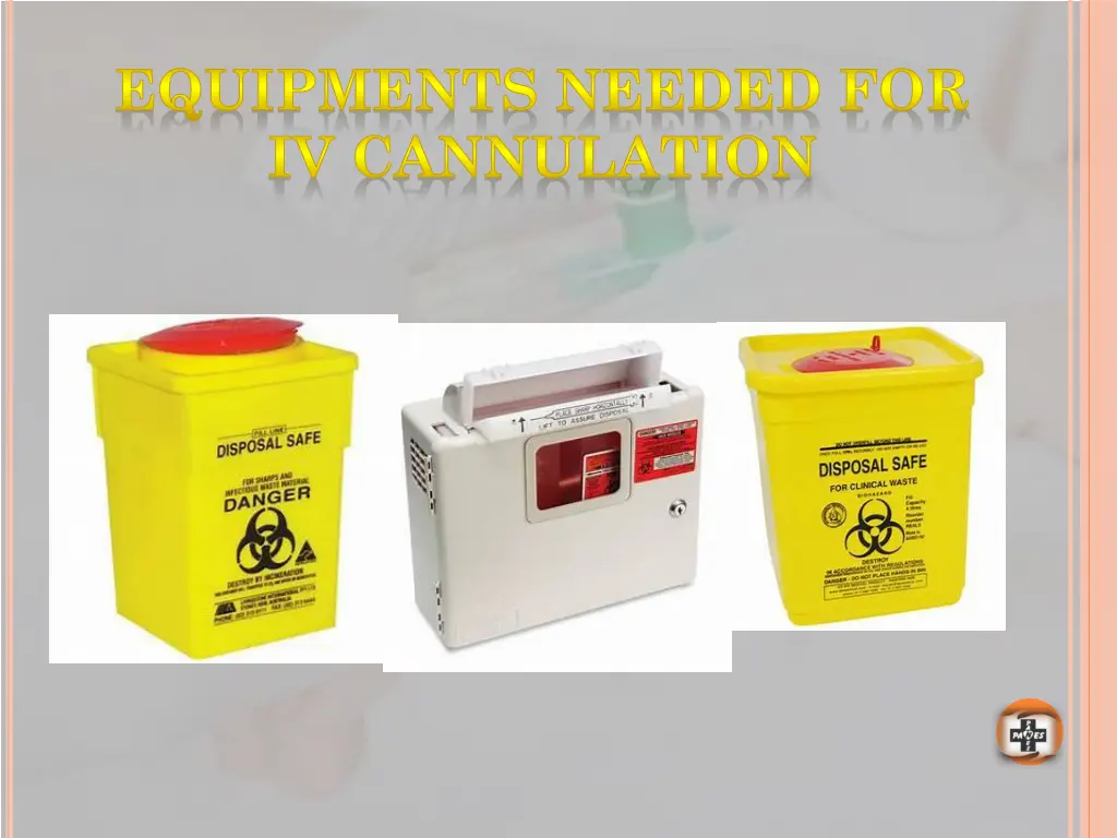 equipments needed for iv cannulation 7