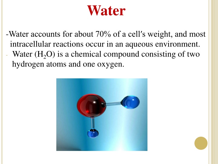 water