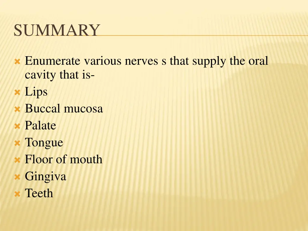 summary
