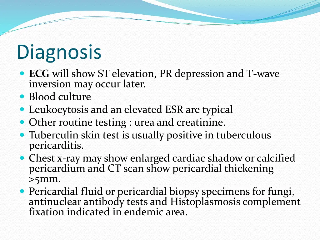 diagnosis ecg will show st elevation