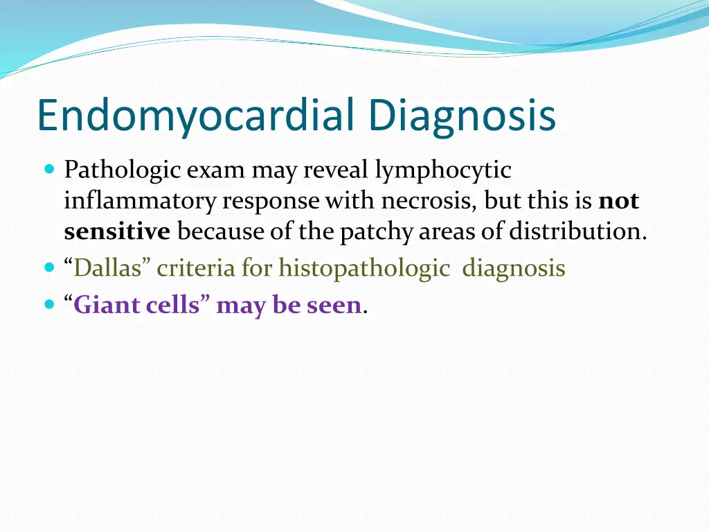 endomyocardial diagnosis