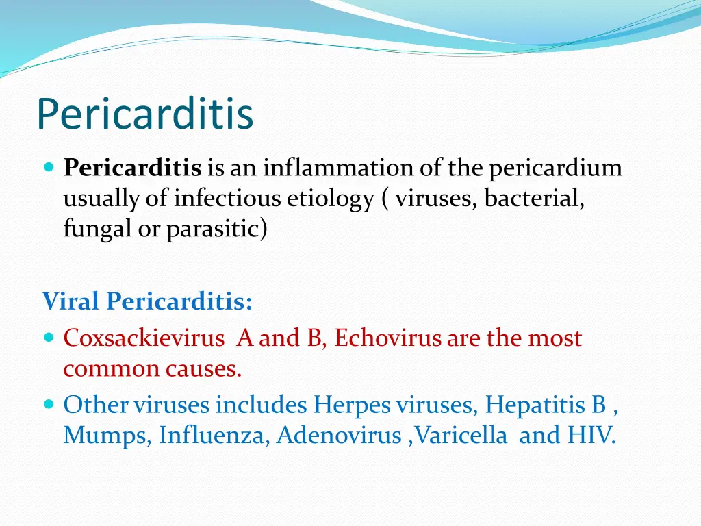 pericarditis