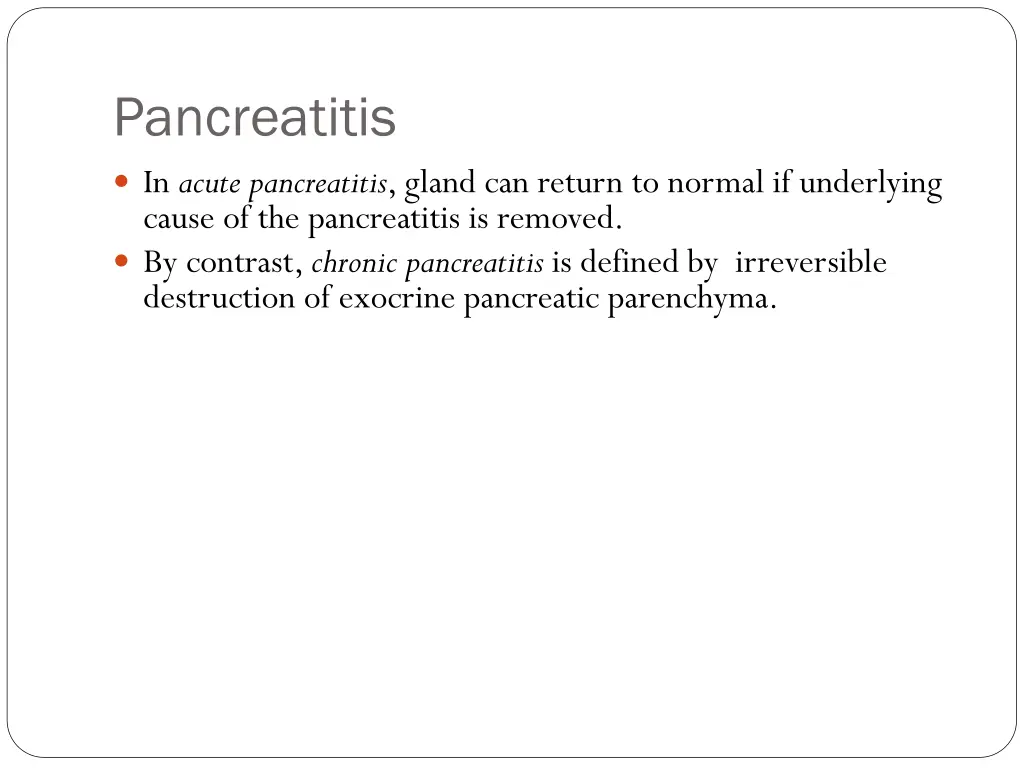 pancreatitis in acute pancreatitis gland