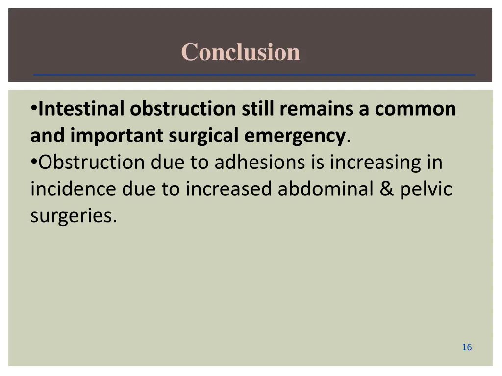 conclusion