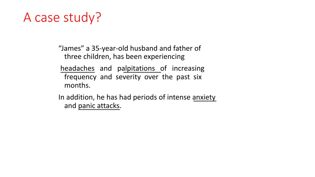 a case study