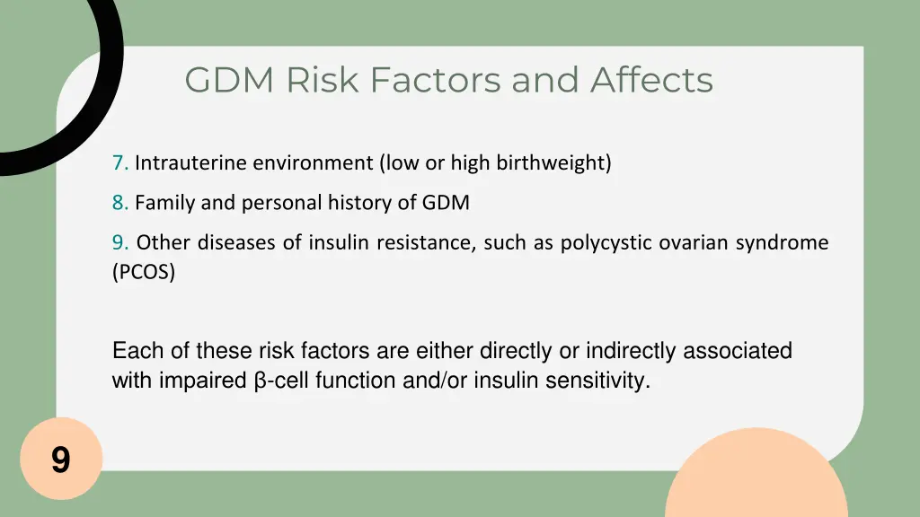 gdm risk factors and affects 1