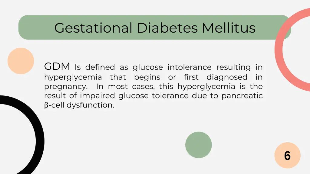 gestational diabetes mellitus