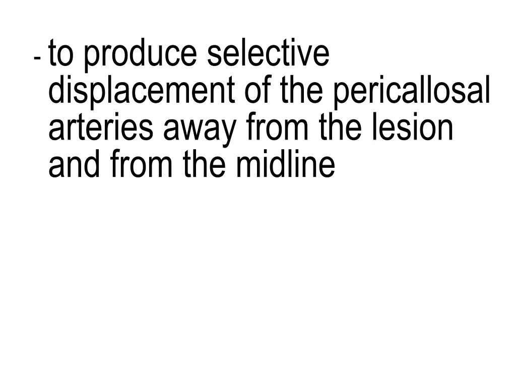 to produce selective displacement
