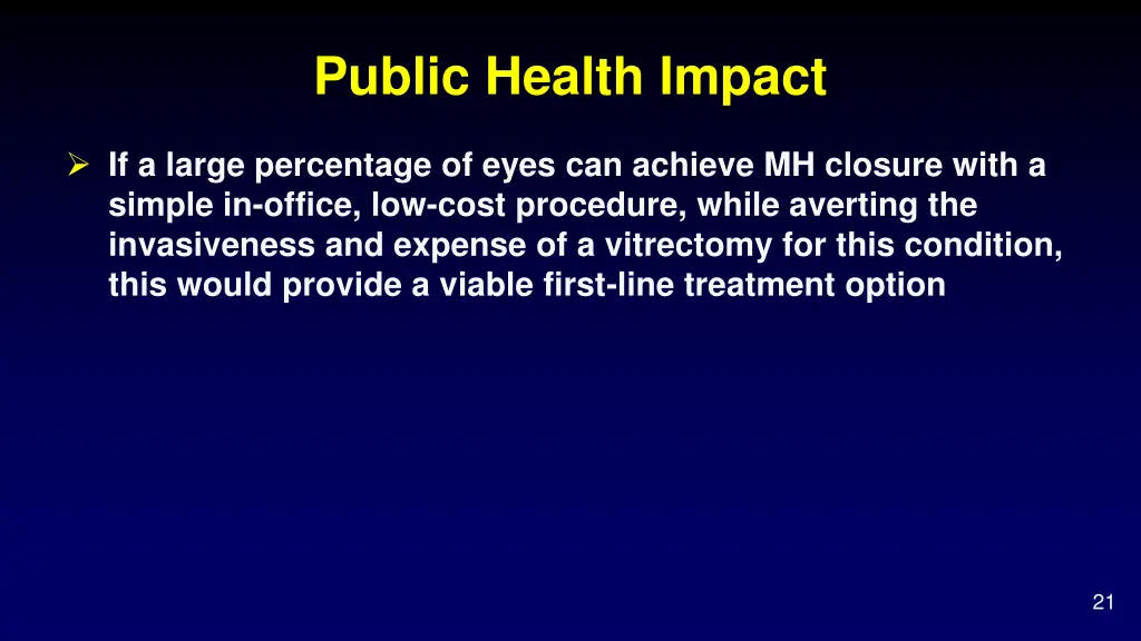 public health impact 1
