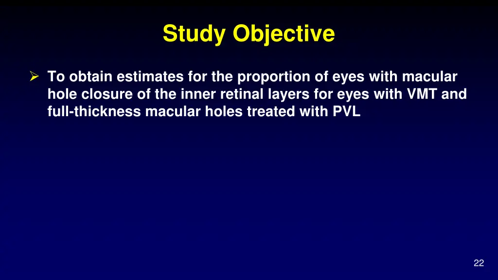 study objective 1