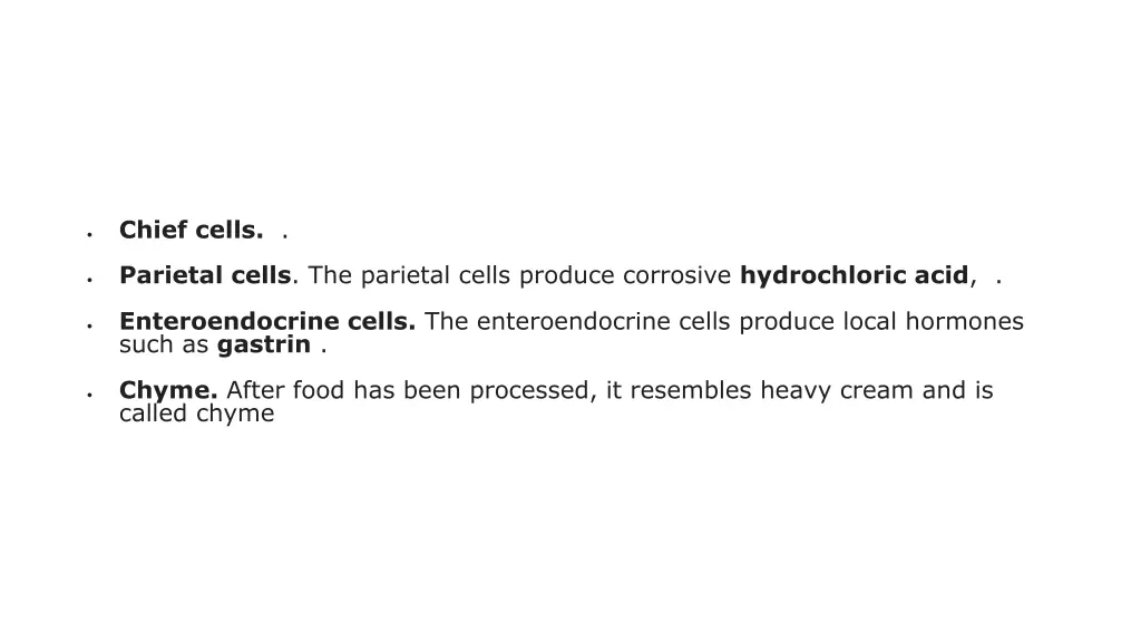 chief cells