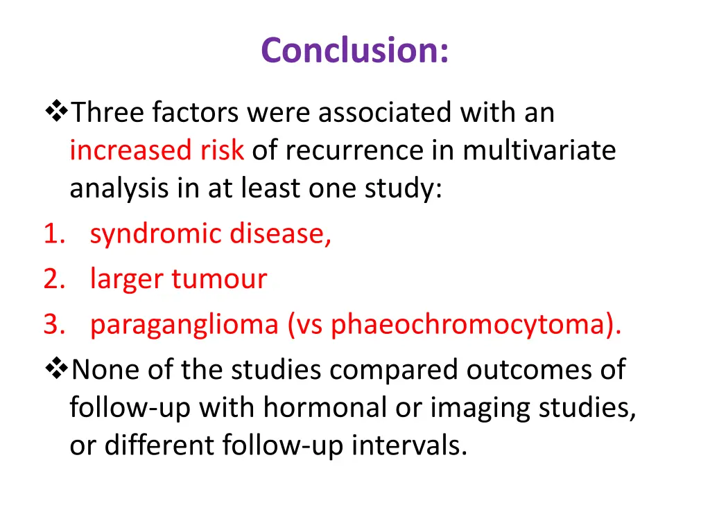 conclusion