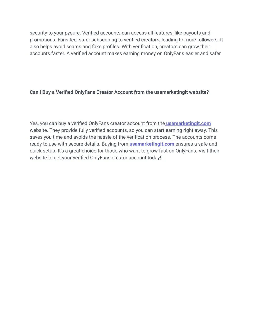 security to your pyoure verified accounts