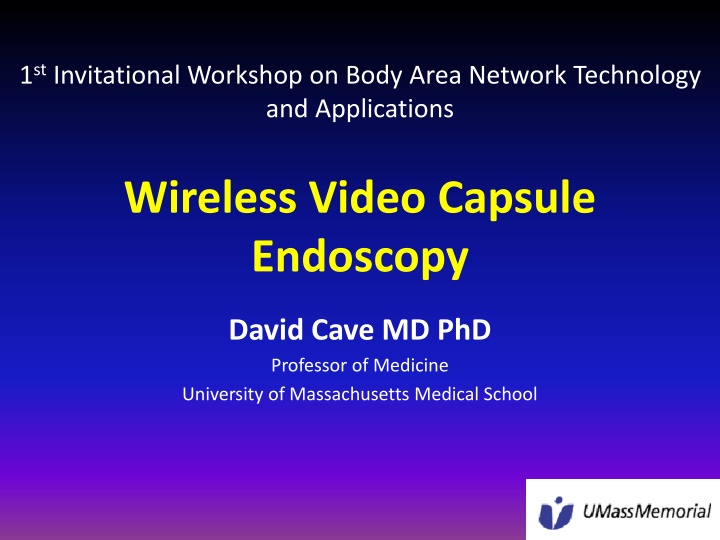 1 st invitational workshop on body area network