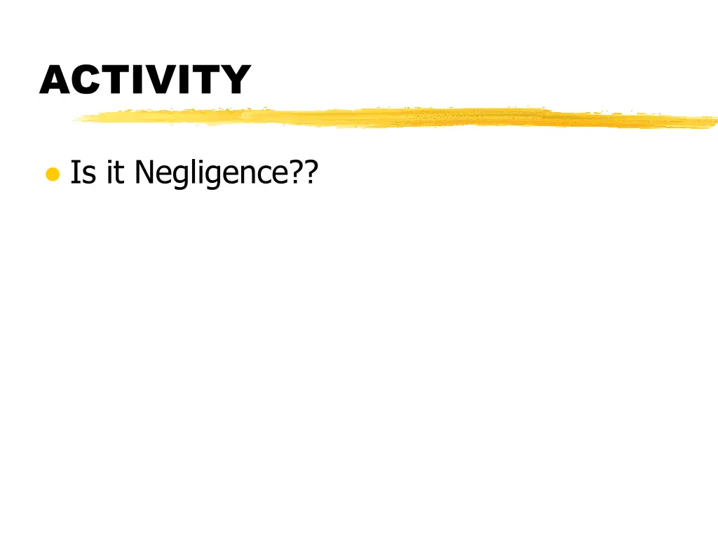 activity