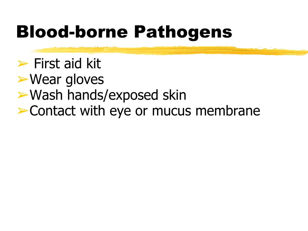 blood borne pathogens 1