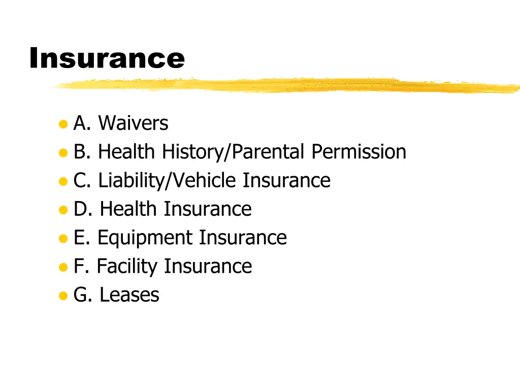 insurance