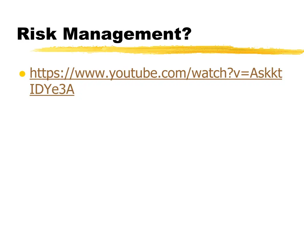 risk management