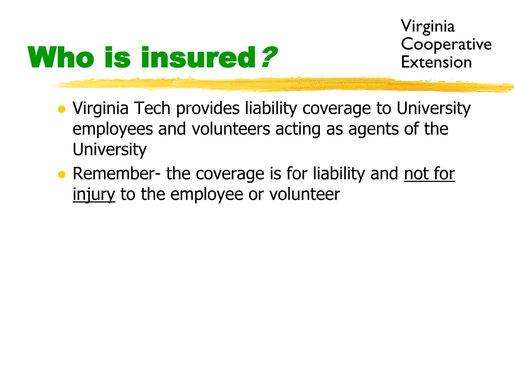 who is insured who is insured