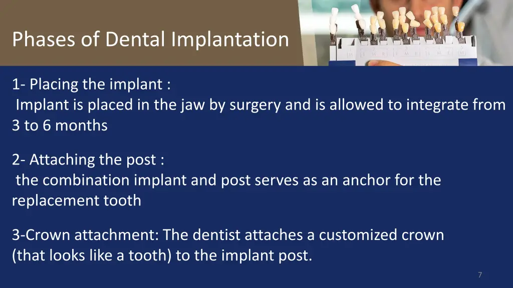 phases of dental implantation